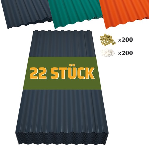 Wellblech pvc - 22,