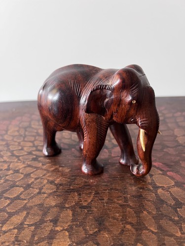 Elefant tier skulptur holz - elefant,