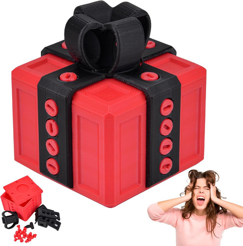 Nervige geschenkbox 8cm - nervige, geschenkbox,