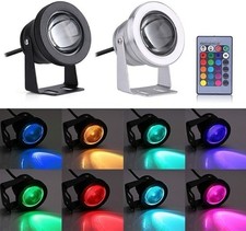 LED RGB Aquarium Unterwasser Tauch Pool Licht Teich Lampe Beleuchtung Garten