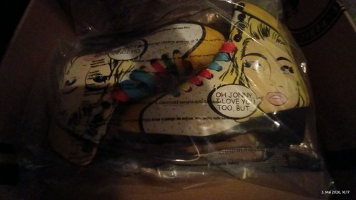 Schlittschuhe comic neu - schlittschuhe,