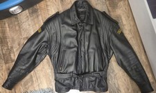 Hein Gericke Motorrad Jacke Echt Leder Schwarz Gr. XL Vintage
