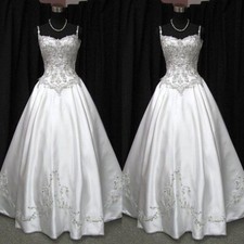 Weißes Elfenbein Brautkleider