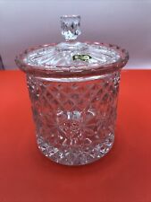 Bleikristall Kristall Glas Dose Deckeldose Konfektdose Zuckerdose Tischdeko