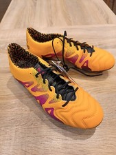 NEU ADIDAS X 15.1 SG Eisenstollen Leder Fußball Schuhe UK 7,5 EUR 41 1/3