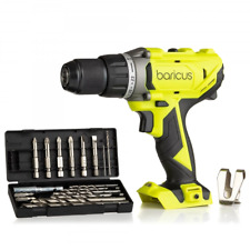 Baricus Akku-Bohrschrauber 18V in Nylontasche + 17-tlg. Bohrer- & Bit Set B-Ware