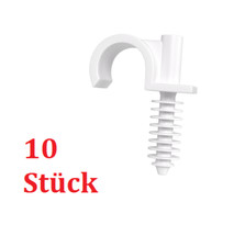 10 x Rohrschelle Ø16 - 32mm