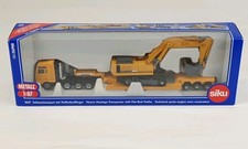 Siku® 1847 Schwertransport mit Tiefbettauflieger gelb Metall 1:87 Neu in OVP