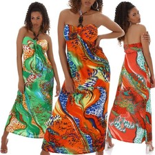 Damen Farbenfrohes Maxikleid