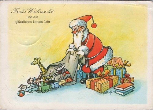 Künstler-Weihnachtskarte