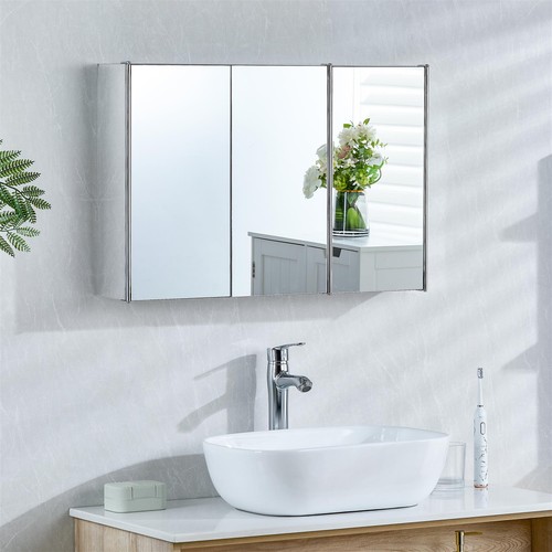 Badezimmerschrank dreitür - badezimmerschrank,