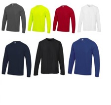 Funktionsshirt Langarm Awdis JC002 Running Walking Sport Freizeit Training NEU!