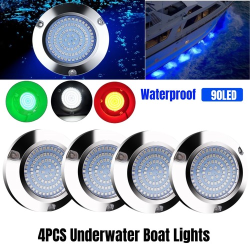 4stk led unterwasserleuchte - 90,