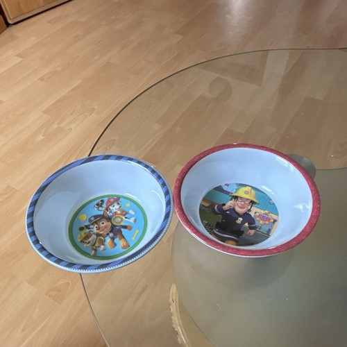 Kinder melamin schüssel - 2x, melamin-schüssel