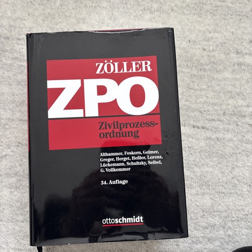 Zöller zivilprozessordnung - zöller,