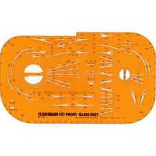 Fleischmann 9921 Gleisplanschablone PROFI-Gleis H0 + Neu