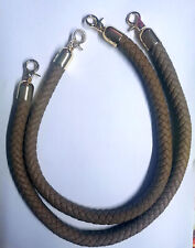 Geflochtene Taschenriemen mit Goldem Verschluss Taschengurt Kunstleder DIY