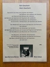 Beim Bart eines Mannes Braun