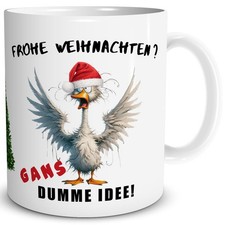 Tasse Weihnachten lustig Gans