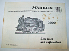 Märklin H0 3000 - Bedienungsanleitung Dampflok BR 89