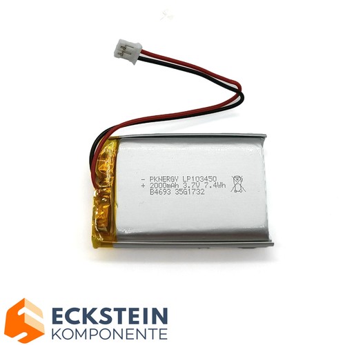 Lipo akku 2000mah 1s - 3,7v,