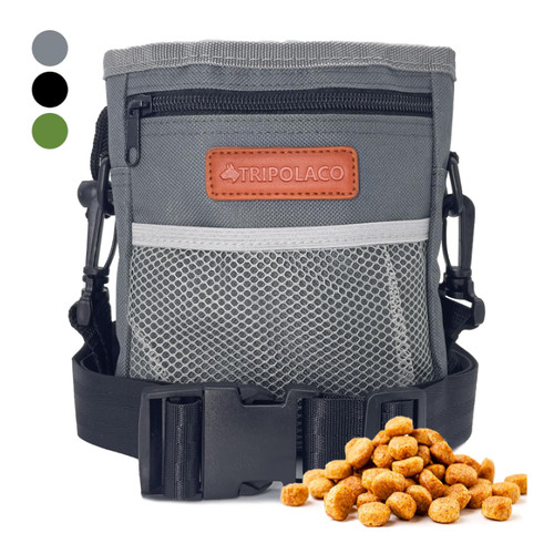 Hund futterbeutel tasche grau - tasche,