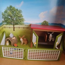 Schleich Farmworld  Hasenstall  mit extra Hase