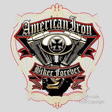 Biker T-Shirt Motor Twin Custom Parts USA Motorrad classic american *4292