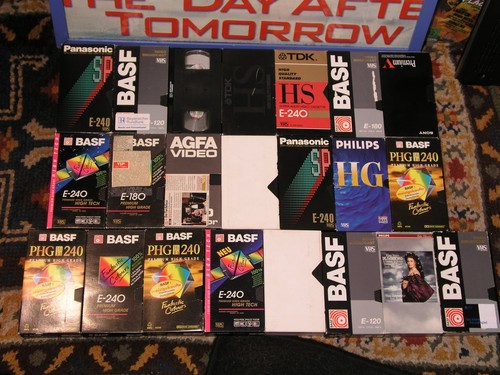 Vhs leerkassetten 6x240 - 22,