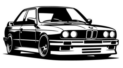 E30 sport silhouette - e30, ,