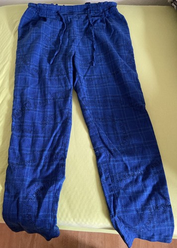 Blaue desigual stoffhose - desigual,