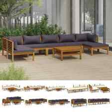 Akazie Gartenmöbel mit Kissen