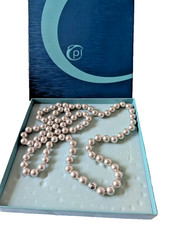 Pierre Lang Perlen Collierkette,Magnetverschluss Austellungsstück mit Etui