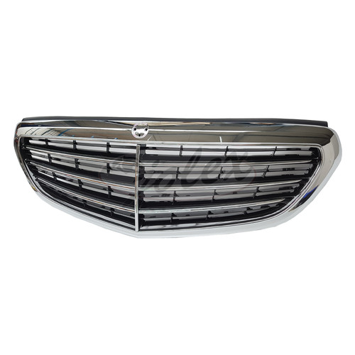 Kühlergrill schwarz chrom - kühlergrill, schwarz-chrom