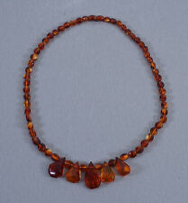 Bernsteinkette Bernstein Kette 64 Steine Schraubverschluß Vintage 1970er Jahre