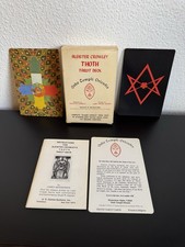 Aleister Crowley  Thoth Tarot Karten Ordo Templi Orientis AC78 groß Green Deck