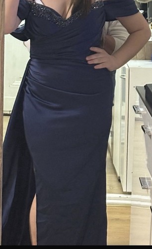 Damen abendkleid blau - abendkleid, lang