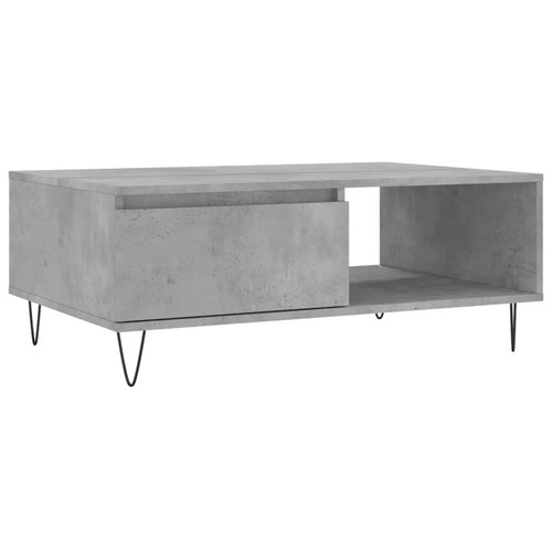 Couchtisch betongrau 90x60x35 - couchtisch,