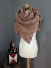 Halstuch Schal 135x135 Cognac