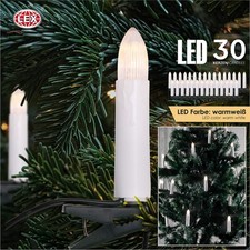 30er LED Kerzenlichterkette