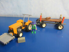4209 Traktor Langholz Transport zu 4207 Forsthaus Playmobil 5665