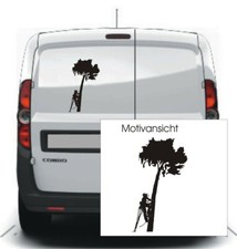 KFZ Aufkleber - Baumkletterer