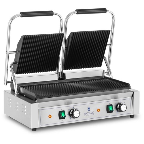 Doppel kontaktgrill geriffelt - kontaktgrill,