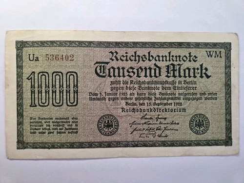 Notgeld stadt danzig 1000 mark - stadt,