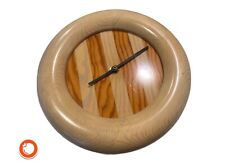 1980er Quartz Holzuhr Schiffsuhr Wanduhr Küchenuhr als Schwimmreifen  25cm läuft