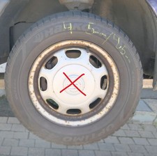 4x Golf 3 Vento 175/70 R13 82T Allwetterreifen M+S Reifen 5,5jx13H2 ET38 ca5-7mm