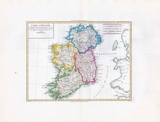 1797 CARTE D'IRLANDE Karte von