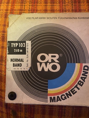 Gebrauchtes orwo magnetband - gebrauchtes,