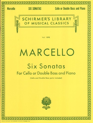 Benedetto marcello six sonatas - benedetto,