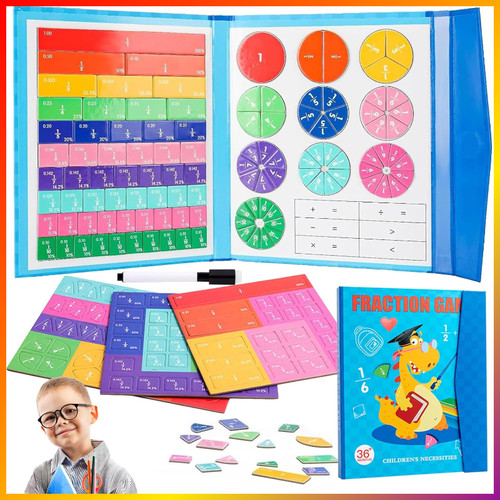 Magnetisches bruchpuzzle - magnetisches,